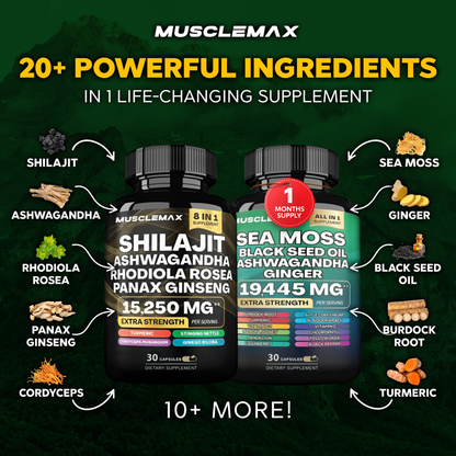 MuscleMax™ 20-in-1 Nahrungsergänzungs-Set