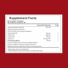 Unterstützen Sie die Gefäßfunktion mit GetJacked Cayenne Softgels