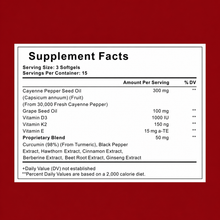 Unterstützen Sie die Gefäßfunktion mit GetJacked Cayenne Softgels